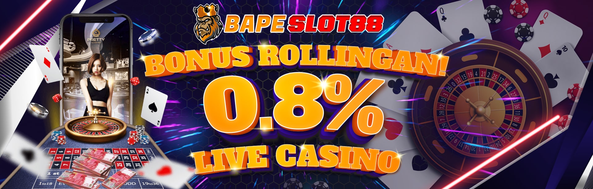 BONUS ROLLINGAN LIVE CASINO